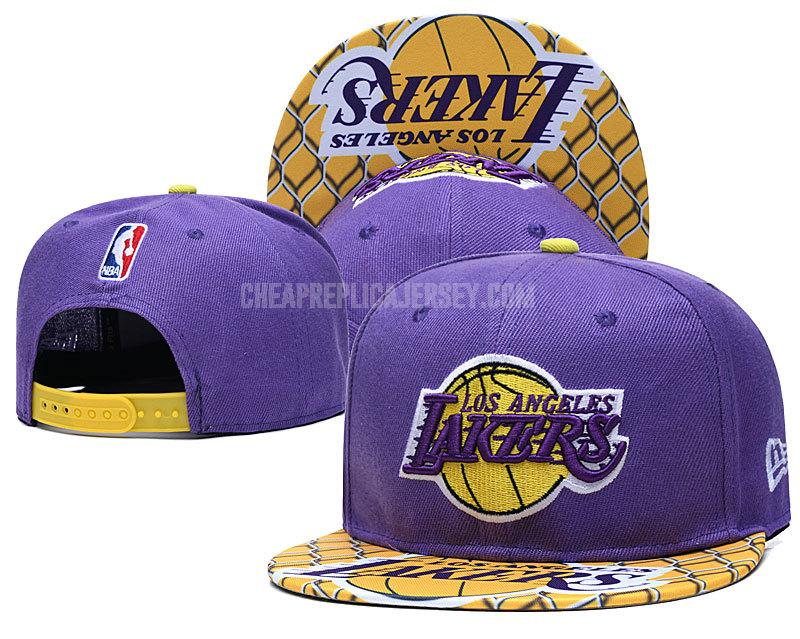 men's los angeles lakers purple ne128 basketball hat