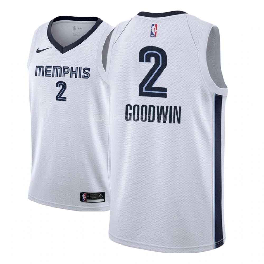 men's memphis grizzlies brandon goodwin 2 white association replica jersey