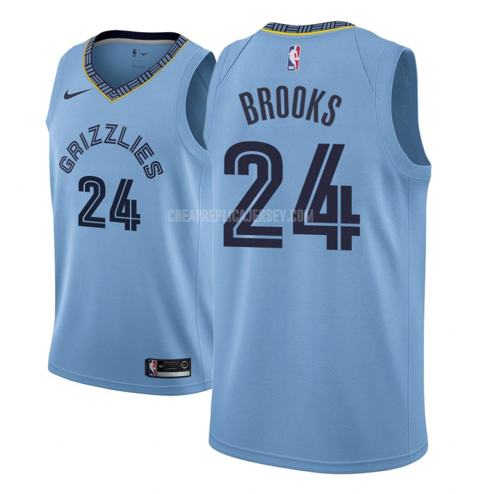 men's memphis grizzlies dillon brooks 24 blue statement replica jersey