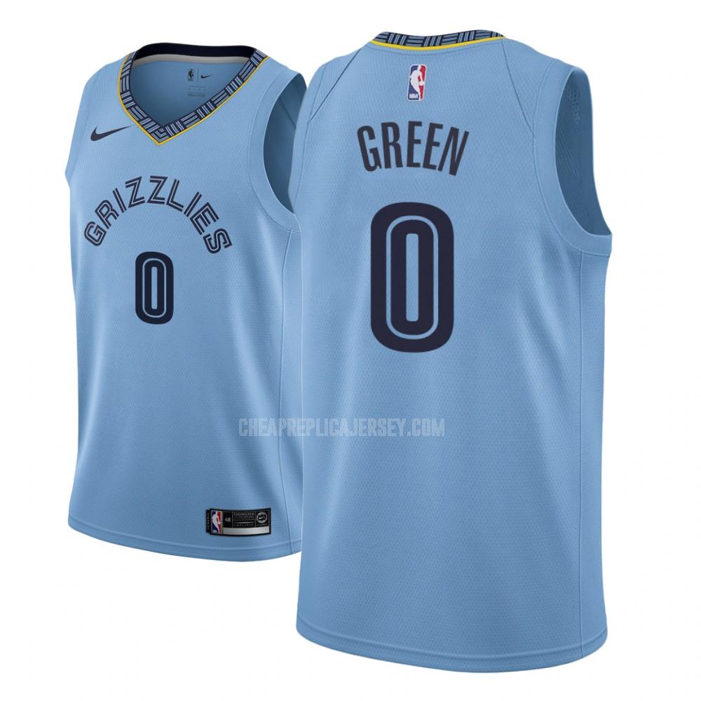 men's memphis grizzlies jamychal green 0 blue statement replica jersey