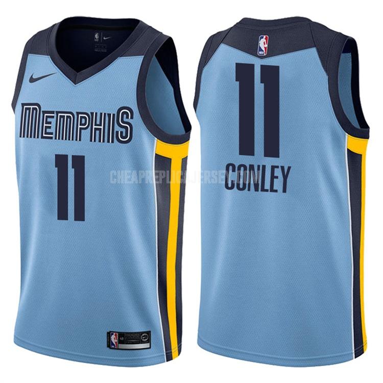 men's memphis grizzlies mike conley 11 blue icon replica jersey