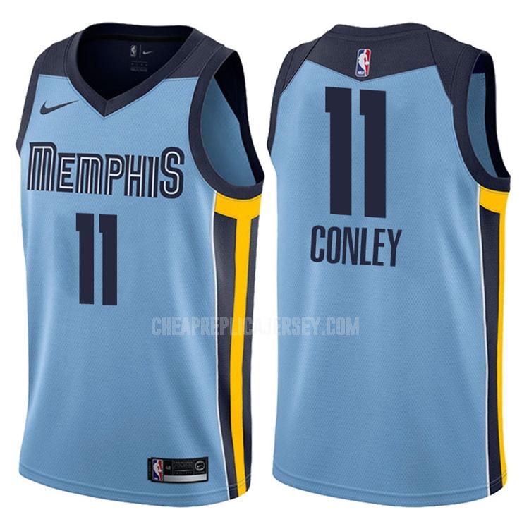 men's memphis grizzlies mike conley 11 blue statement replica jersey