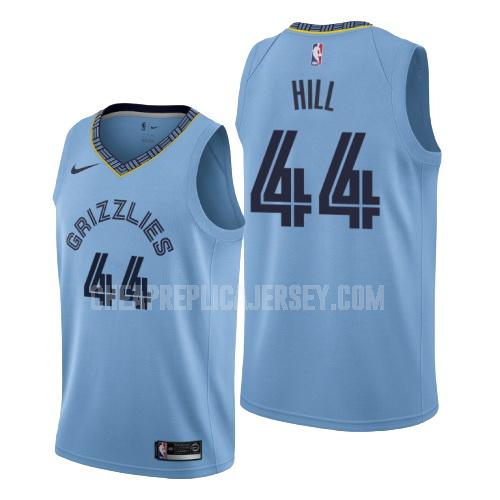 men's memphis grizzlies solomon hill 44 blue statement replica jersey
