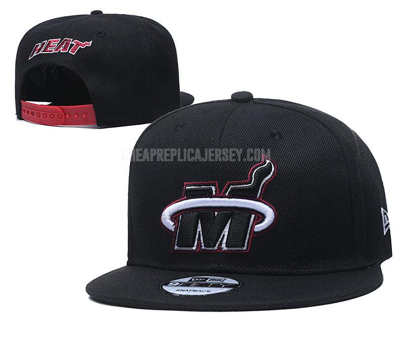 men's miami heat black ne183 basketball hat