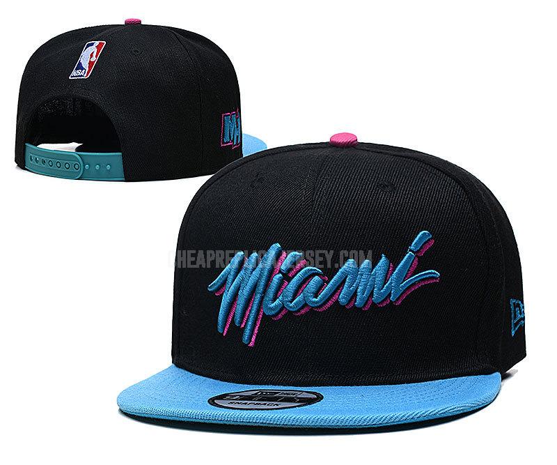 men's miami heat black ne185 basketball hat