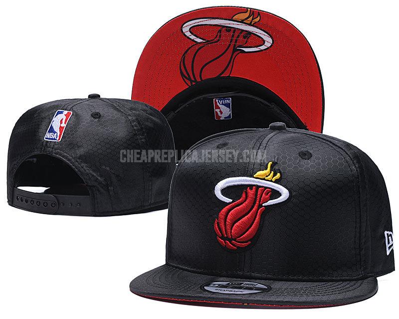 men's miami heat black ne193 basketball hat