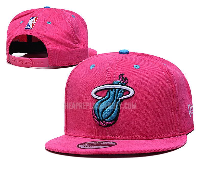 men's miami heat pink ne191 basketball hat