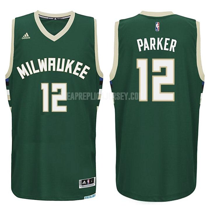 men's milwaukee bucks jabari parker 12 green new replica jersey