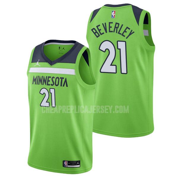 men's minnesota timberwolves patrick beverley 22 green statement edition replica jersey