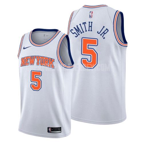 men's new york knicks dennis smith jr 5 white statement replica jersey