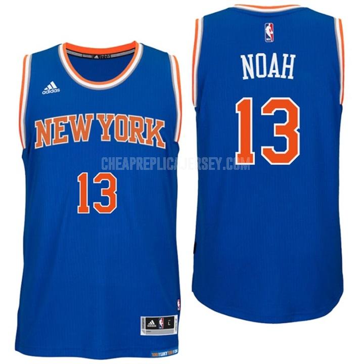 men's new york knicks joakim noah 13 blue road swingman replica jersey