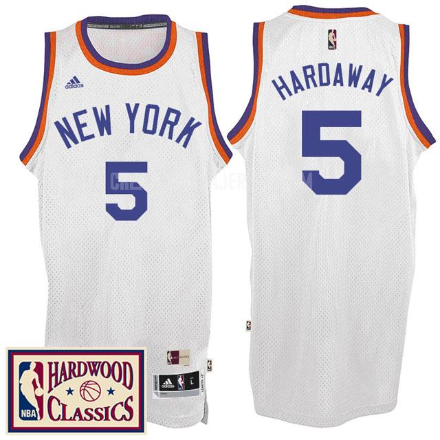 men's new york knicks tim hardaway jr 3 white hardwood classics replica jersey