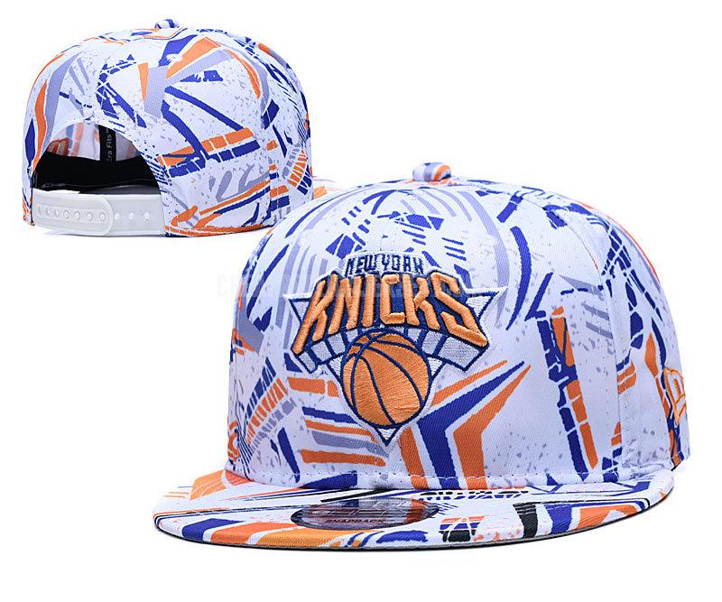 men's new york knicks white ne143 basketball hat