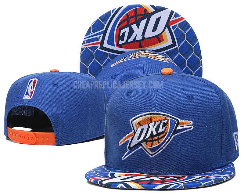 men's oklahoma city thunder blue ne145 basketball hat