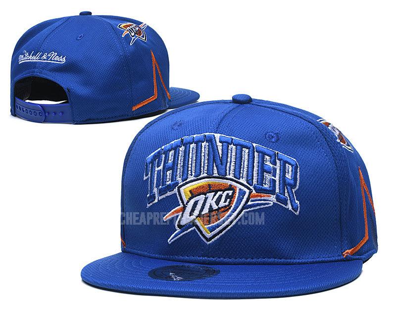 men's oklahoma city thunder blue ne147 basketball hat