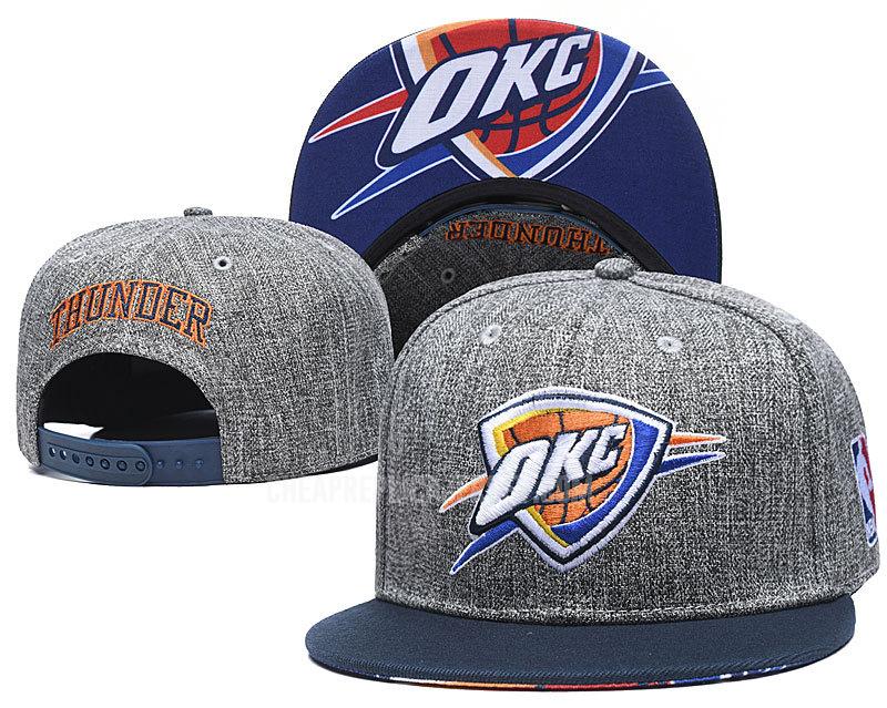 men's oklahoma city thunder gray ne146 basketball hat