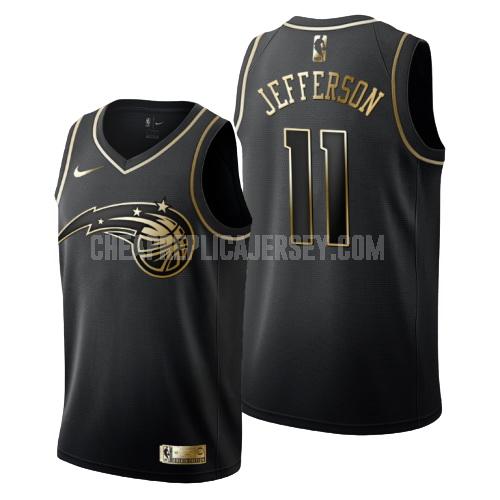 men's orlando magic amile jefferson 11 black golden edition replica jersey