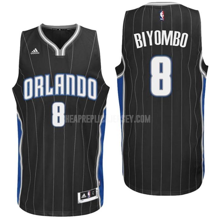 men's orlando magic bismack biyombo 11 black alternate swingman replica jersey