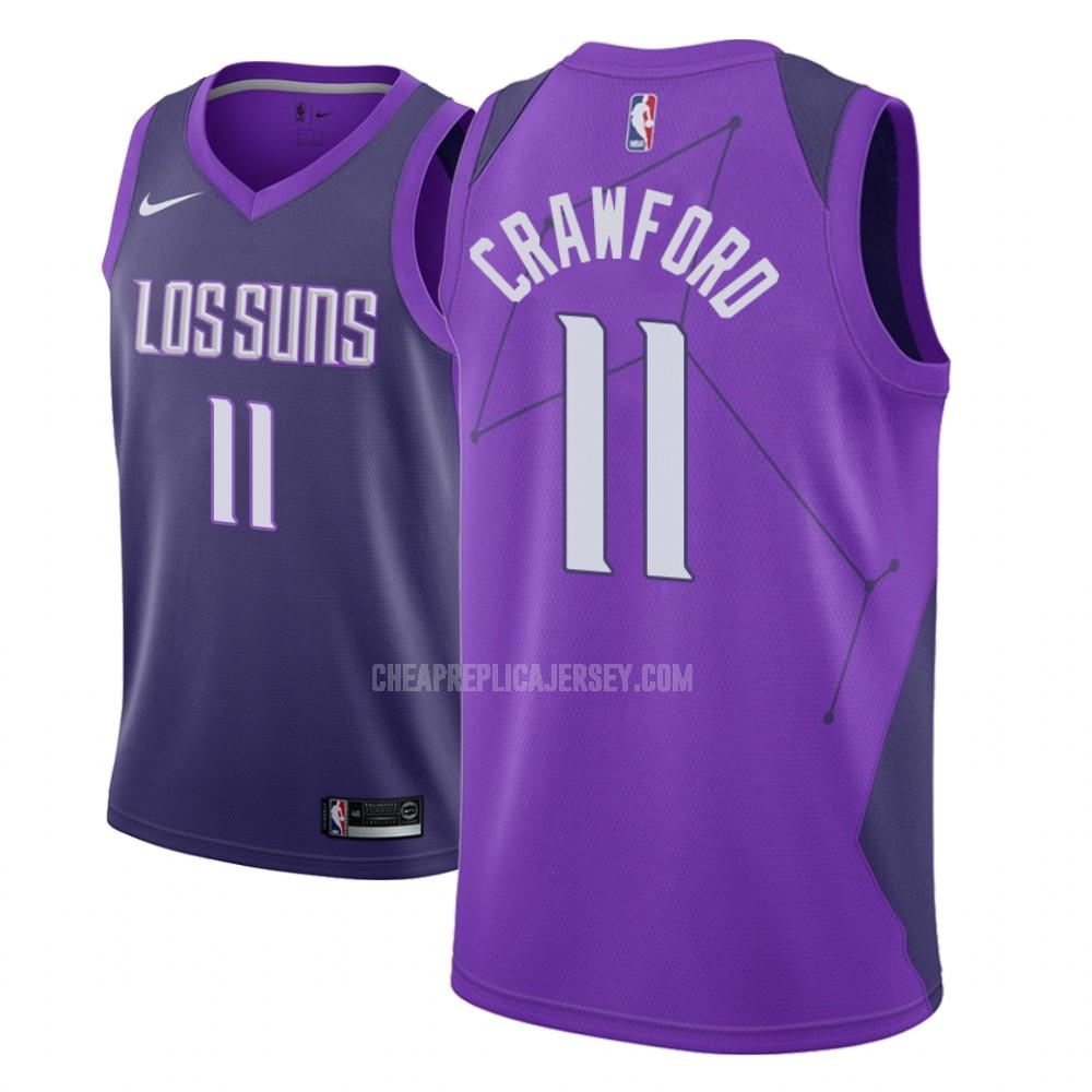 men's phoenix suns jamal crawford 11 purple city edition replica jersey