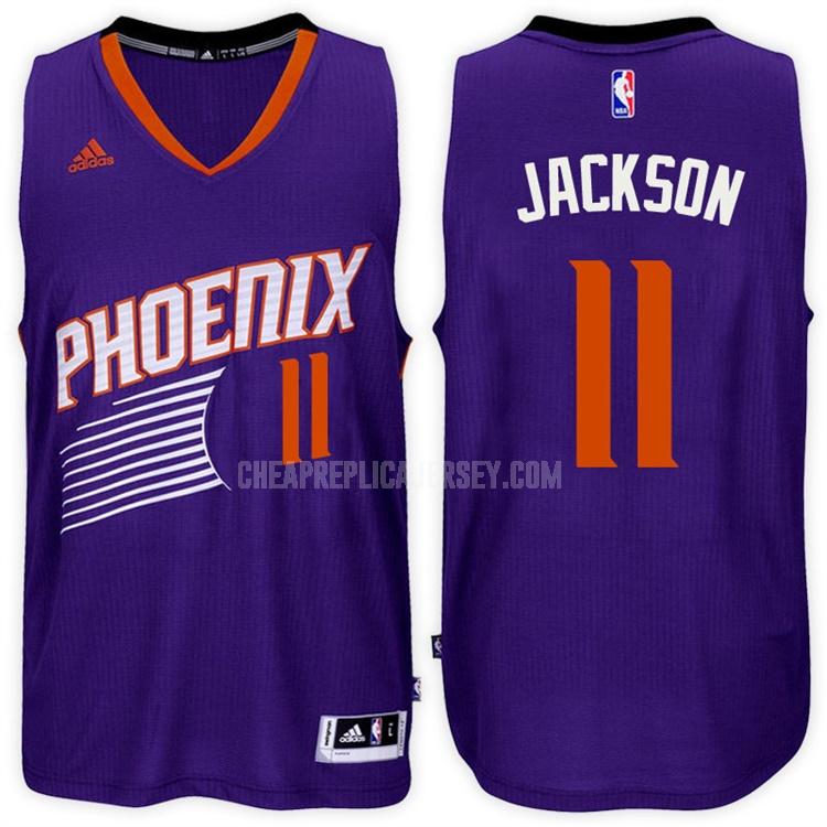 men's phoenix suns josh jackson 11 purple road replica jersey