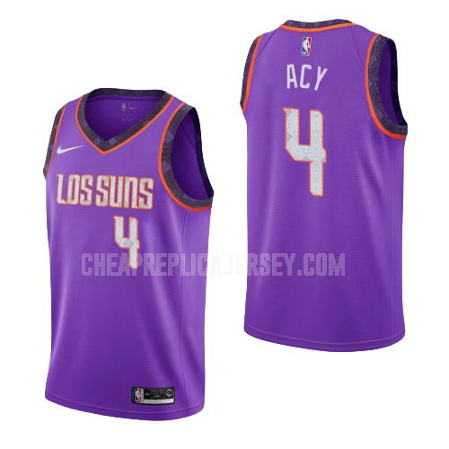 men's phoenix suns quincy acy 4 purple city edition replica jersey