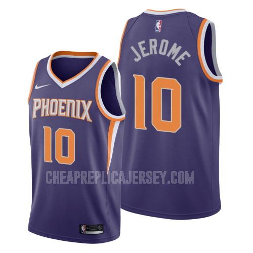 men's phoenix suns ty jerome 10 purple icon replica jersey