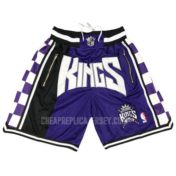 men's sacramento kings purple retro gw1 basketball short
