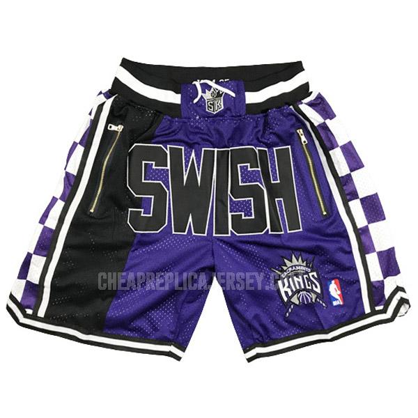 men's sacramento kings purple swish gw1 basketball short