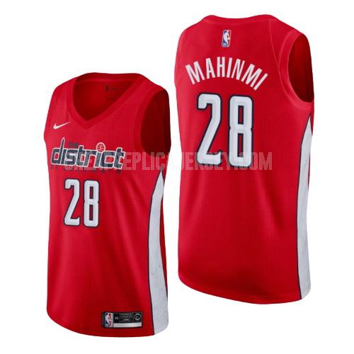 men's washington wizards ian mahinmi 28 red earned edition replica jersey