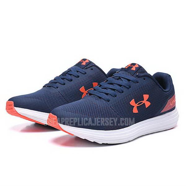 run22 men's blue breathable under armour running shoes