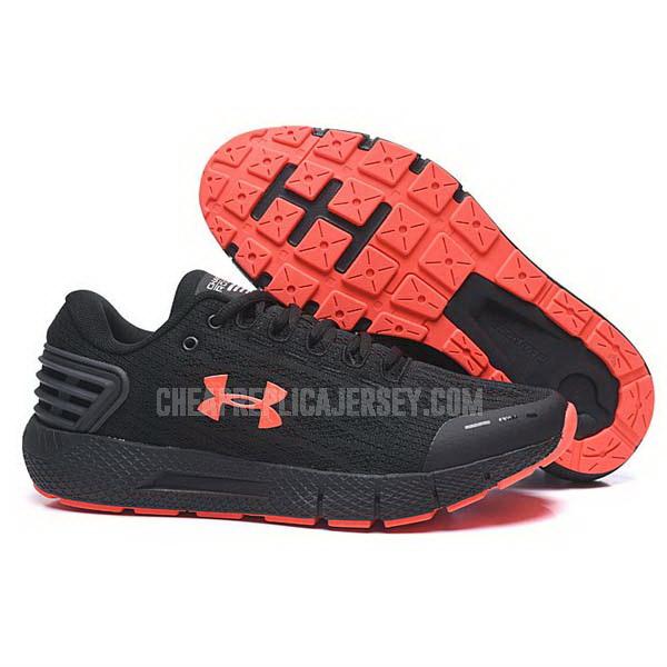 run3 men's black charged intake 4 under armour running shoes