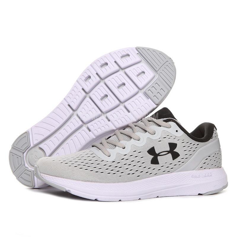 run49 men's grey charged impulse under armour running shoes