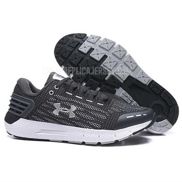 run5 men's black charged intake 4 under armour running shoes