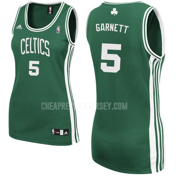 women's boston celtics kevin garnett 5 green icon replica jersey