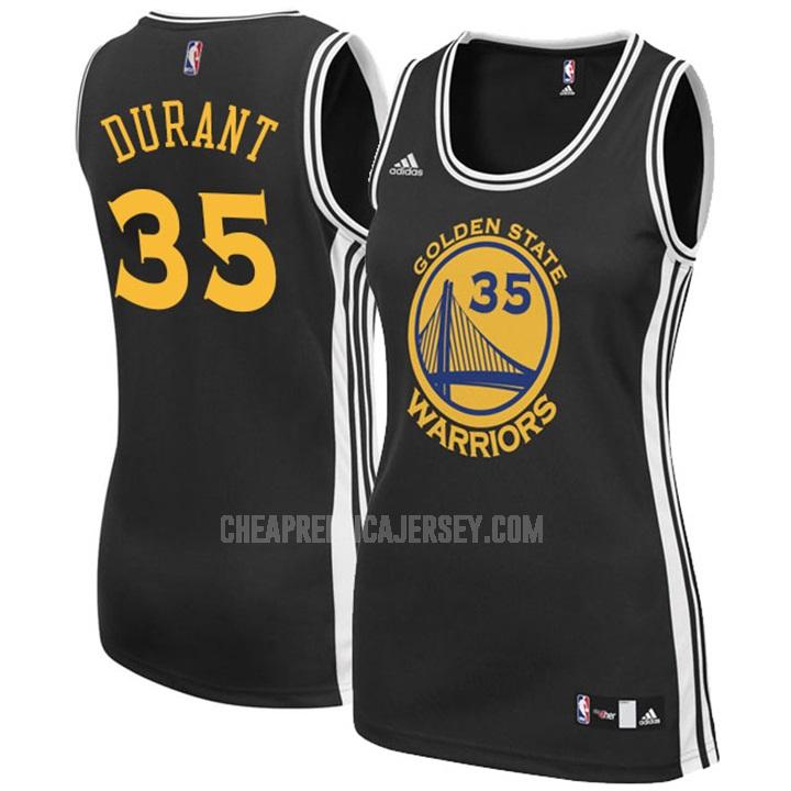 women's golden state warriors kevin durant 35 black classic replica jersey