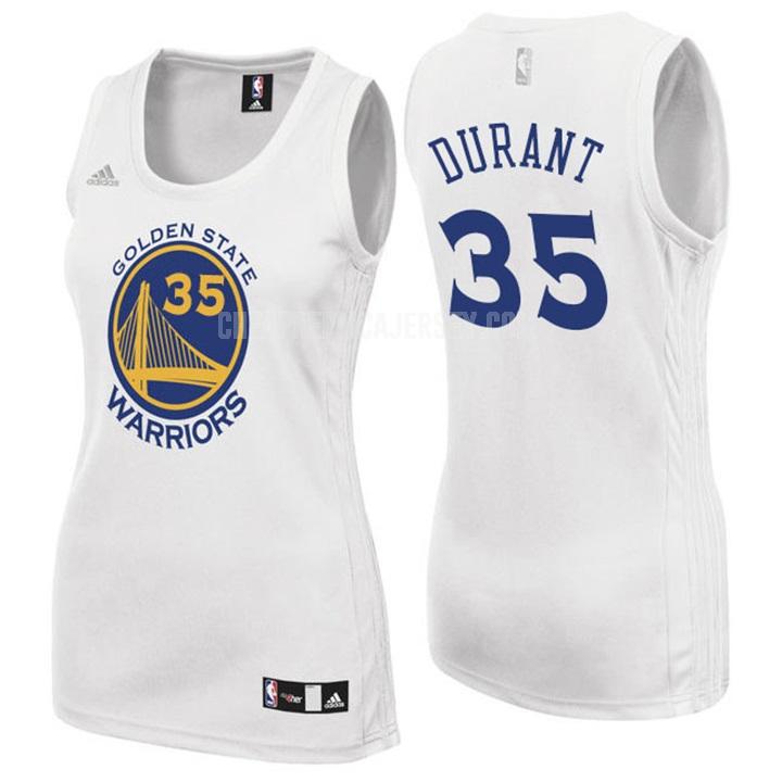 women's golden state warriors kevin durant 35 white classic replica jersey