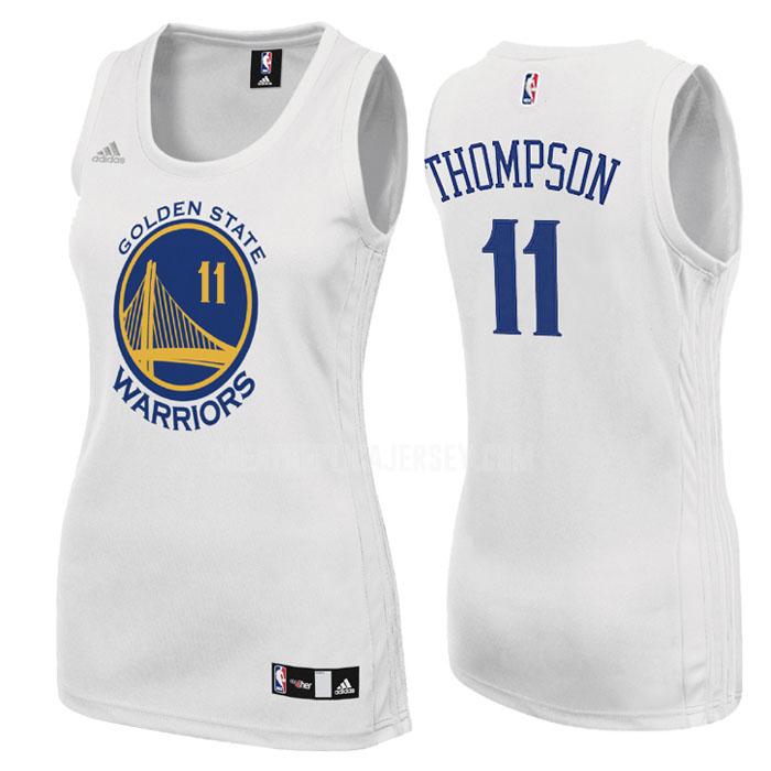 women's golden state warriors klay thompson 11 white home replica jersey