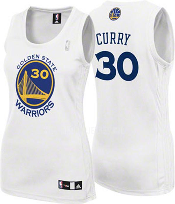 women's golden state warriors stephen curry 30 white classic replica jersey