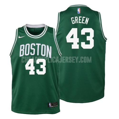 youth boston celtics javonte green 43 green icon replica jersey