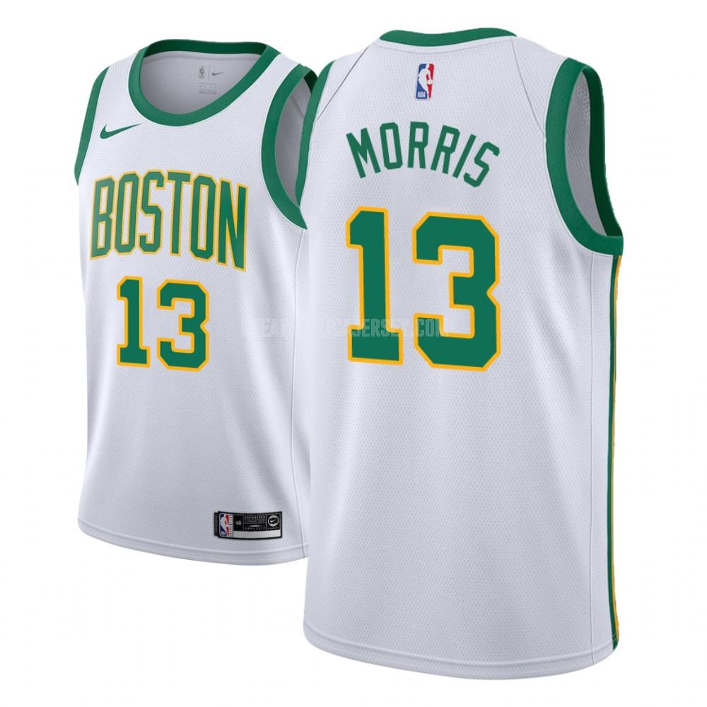 youth boston celtics marcus morris 13 white city edition replica jersey