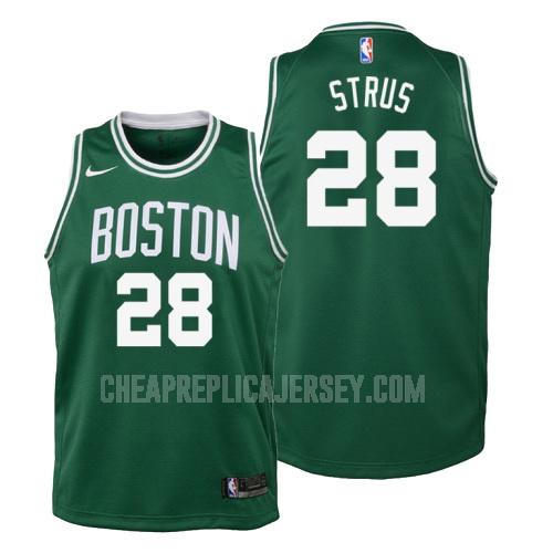 youth boston celtics max strus 28 green icon replica jersey