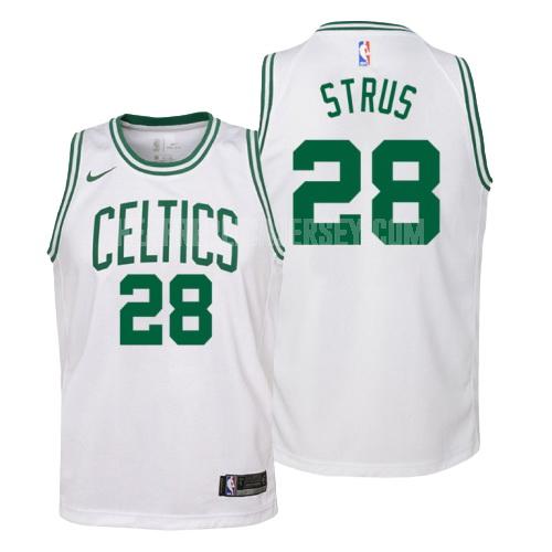 youth boston celtics max strus 28 white association replica jersey