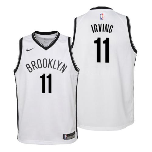 youth brooklyn nets kyrie irving 11 white association replica jersey
