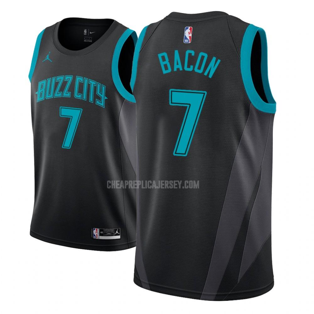 youth charlotte hornets dwayne bacon 7 black city edition replica jersey
