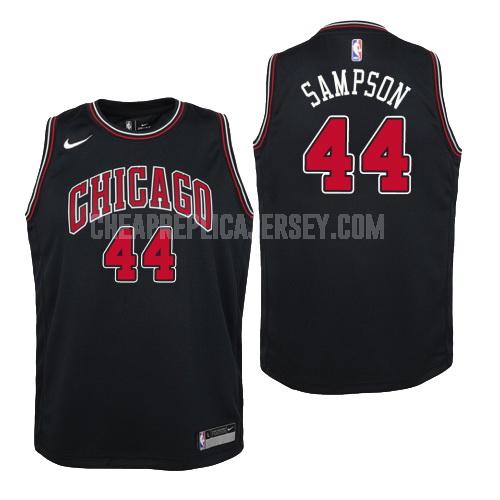 youth chicago bulls brandon sampson 44 black statement replica jersey