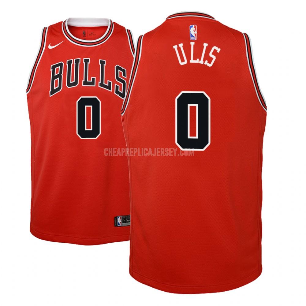 youth chicago bulls tyler ulis 0 red icon replica jersey