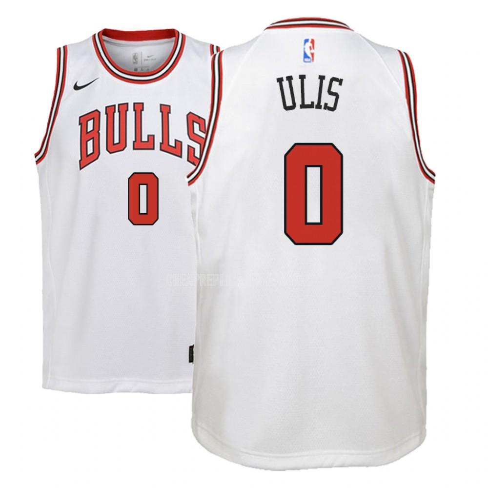 youth chicago bulls tyler ulis 0 white association replica jersey