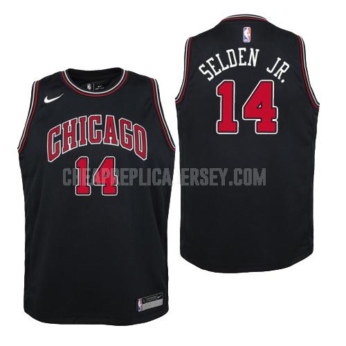 youth chicago bulls wayne selden jr 14 black statement replica jersey