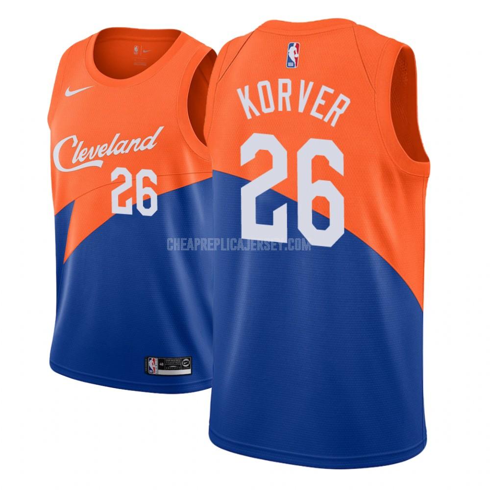 youth cleveland cavaliers kyle korver 26 blue city edition replica jersey