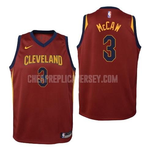 youth cleveland cavaliers patrick mccaw 3 red icon replica jersey